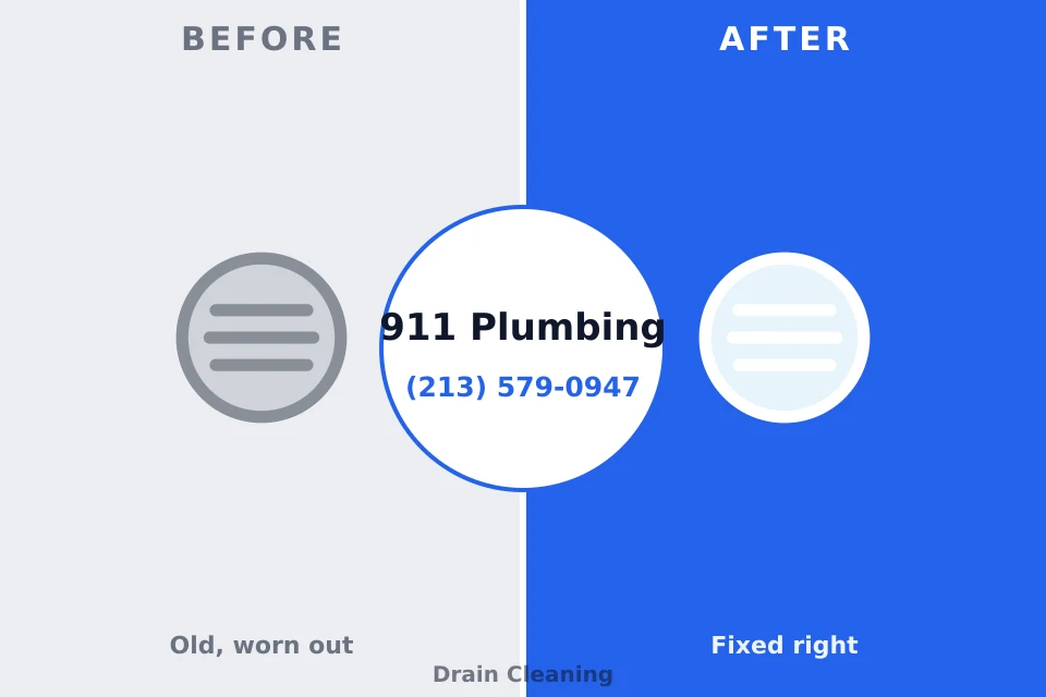 Before and after: plumbing company Springdale, NC